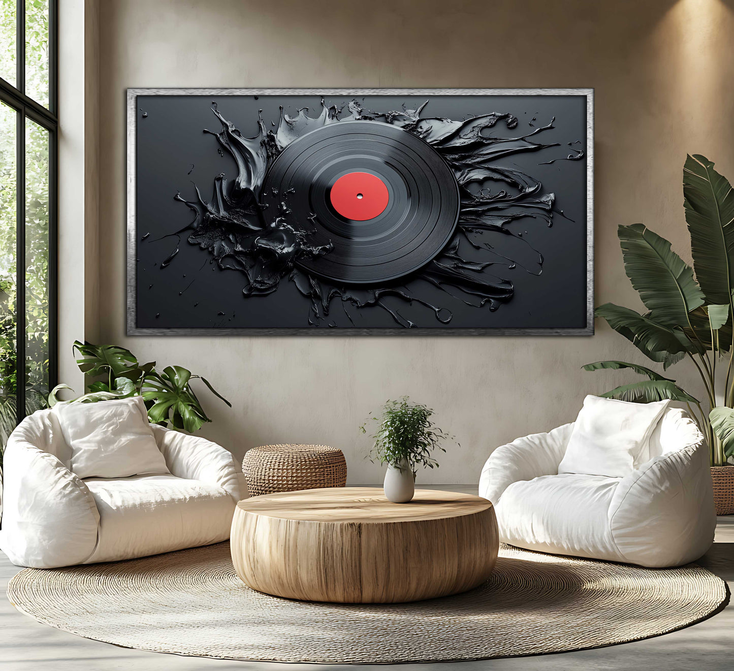 Dynamic Basketball Player Action Art - Charcoal Sketch Style Canvas Print - Modern Sports Wall Decor for Man Cave, Office, or Gym (Kopya)