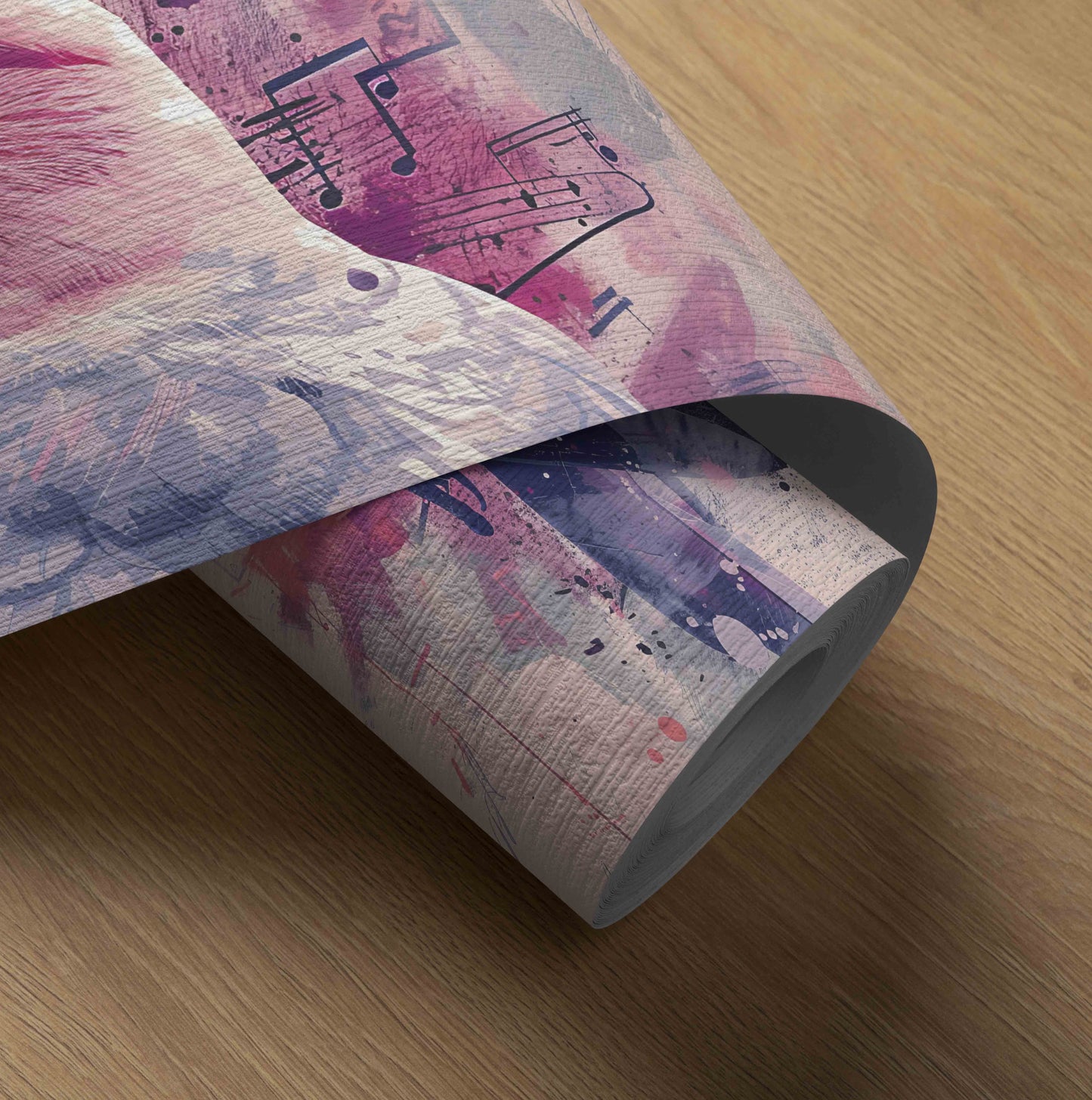 Galah Cockatoo "Symphony in Pink" – Abstract Watercolor & Ink Art Print