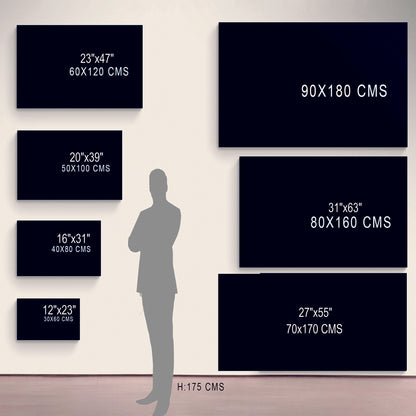 Surreal Bird and Sun Abstract Art Print - Blue, Orange, and Gold Geometric Design