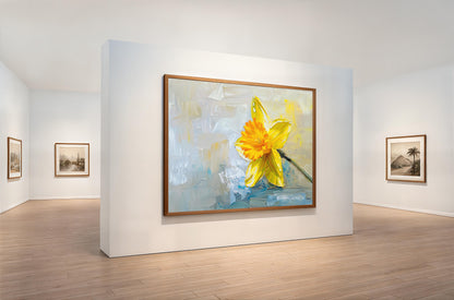 Spring Floral Wall Decor, Palette Knife Botanical Art