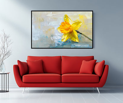 Spring Floral Wall Decor, Palette Knife Botanical Art