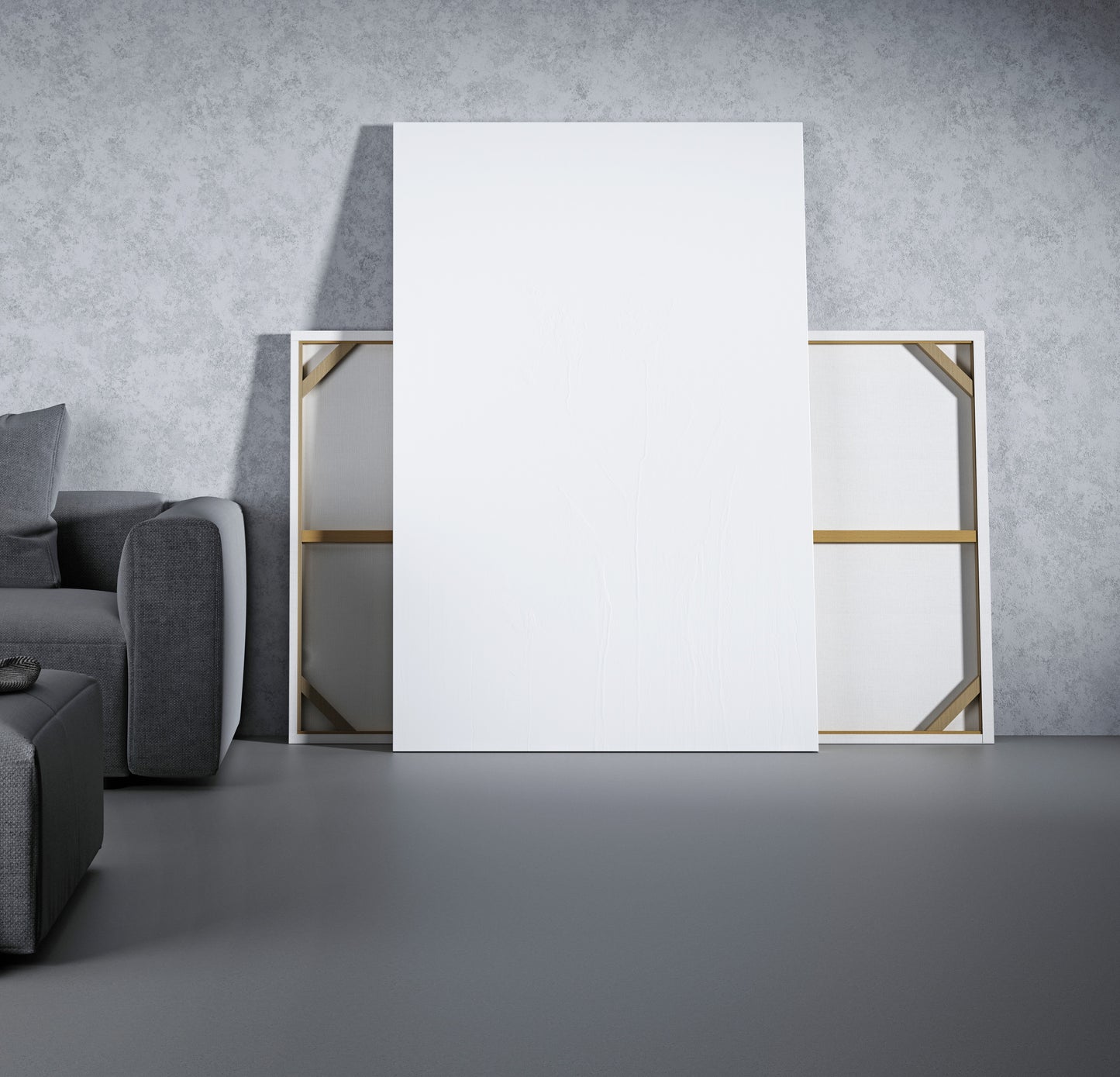 Surreal Bird and Sun Abstract Art Print - Blue, Orange, and Gold Geometric Design