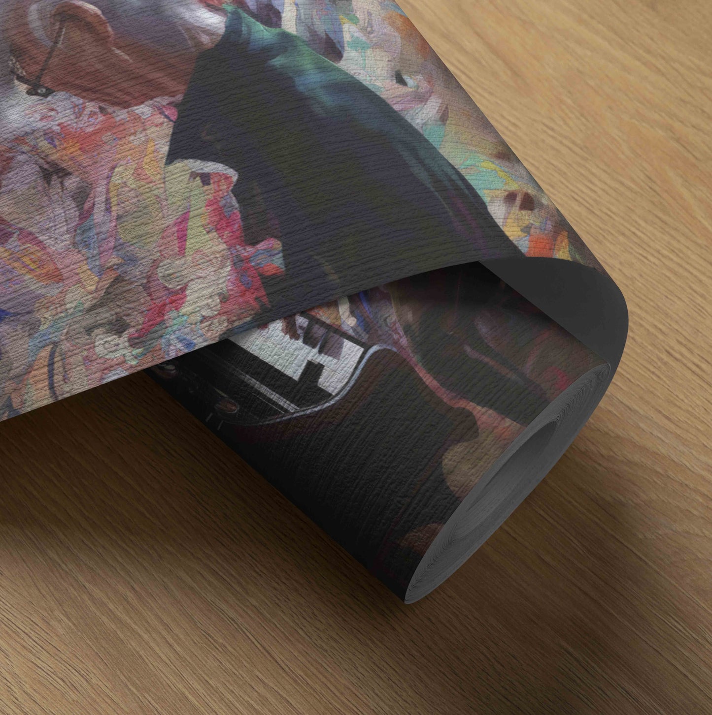 "Timeless Harmony: Abstract Pianist Art Print"